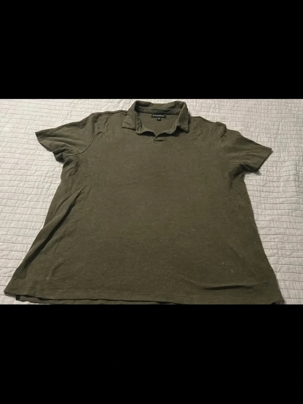 Banana Republic Men's Olive Polo Shirt
